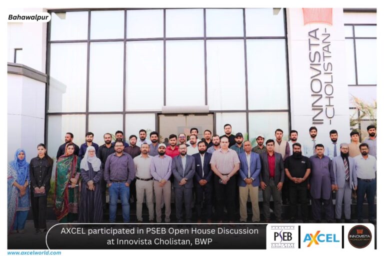 AXCEL participated in an impactful PSEB Open House Discussion held at InnoVista Cholistan, Bahawalpur.
