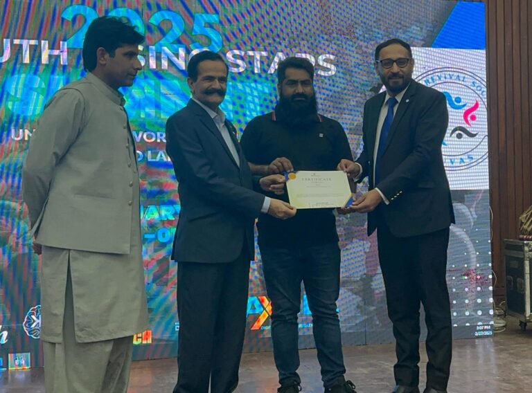 CEO, AXCEL Received Certificate of Apprecciation from Prof. Dr. Mazhar Ayyaz, Vice Chancellor CUVAS BWP