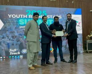 CEO, AXCEL received certificate of apprecciation from Prof. Dr. Mazhar Ayyaz, Vice Chancellor CUVAS BWP