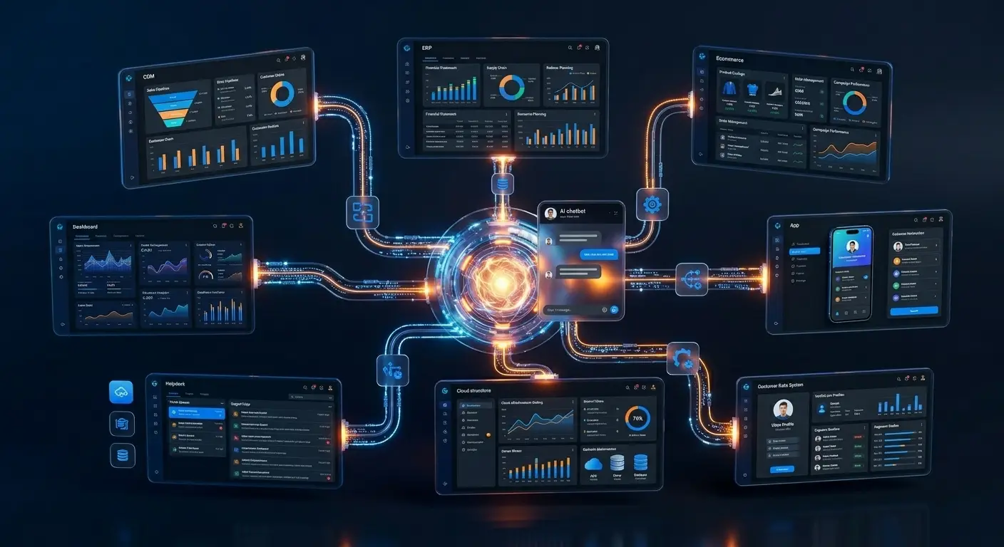 AI-powered customer support chatbot deployed across healthcare retail finance and SaaS industries