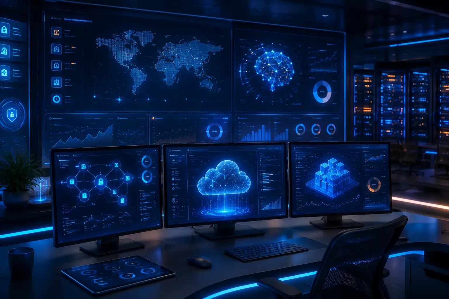 Enterprise AI workflow automation — agentic AI systems connecting CRM, ERP, and supply chain in real time