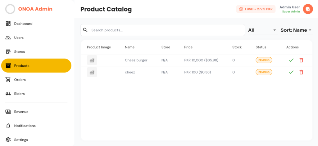 Admin · Platform overview